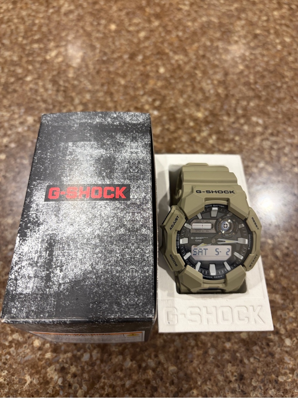 Casio G-SHOCK Dual Display Watch - Tan and Black - Picture 3 of 6